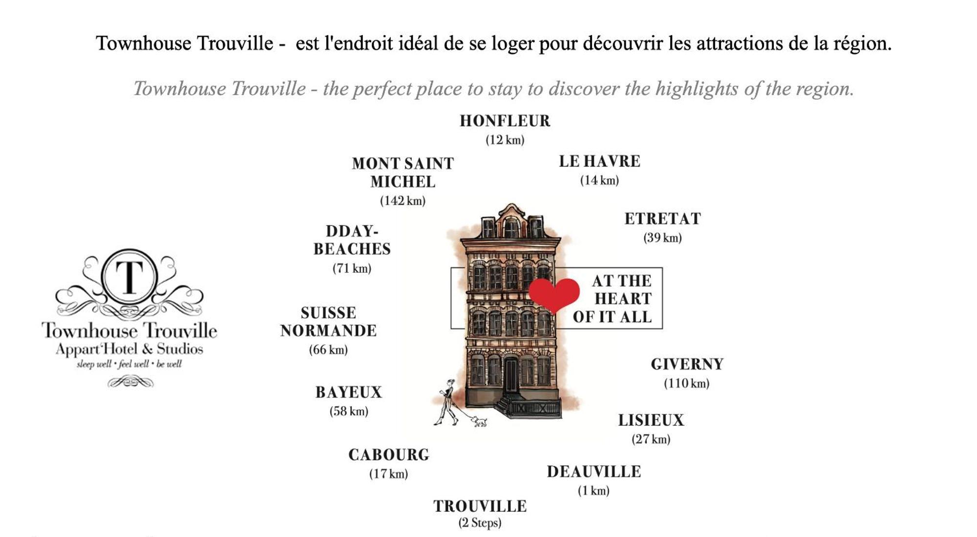 Townhouse Trouville - Appart'Hotel & Studios 外观 照片